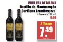 castillo de montearag en oacute n cari en ntilde ena gran reserva