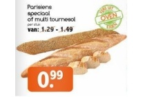 parisiens speciaal of multi tournesol