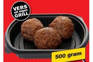 gegrilde gehaktballen