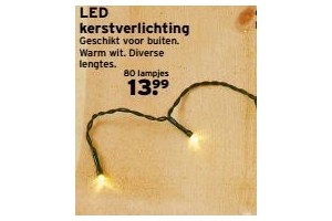led kerstverlichting 80 lampjes