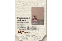 hoeslaken velours