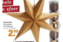 kerstster van papier