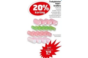 trekpleister haarkrullers