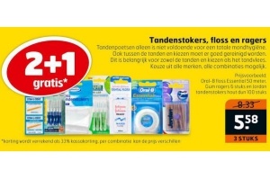 tandenstokers floss en ragers