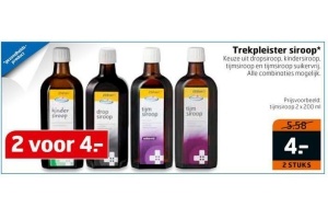 trekpleister siroop