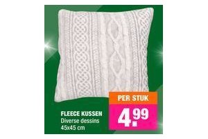 fleece kussen