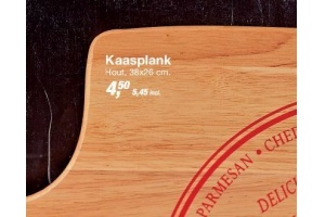 kaas plank hout 38x26 cm