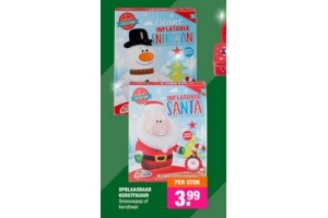 opblaasbaar kerstfiguur