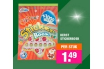 kerst stickerboek