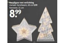 kerstfiguur met verlichting