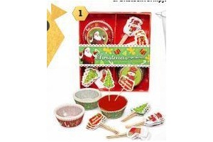 cupcakeset kerst