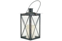 metalen lantaarn met led kaars