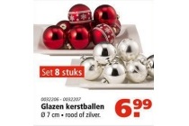 glazen kerstballen