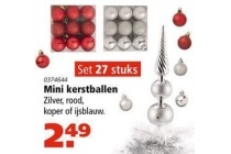 mini kerstballen