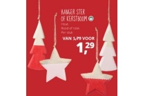 hanger ster of kerstboom