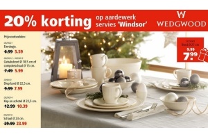 aardewerkservies windsor