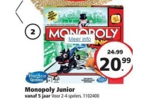 monopoly junior voor en euro 20 99