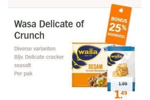 wasa delicate of crunch