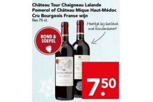 ch en acirc teau tour chaigneau lalande pomerol of ch en acirc teau mique haut m en eacute doc cru bourgeois franse wijn