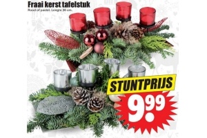 fraai kerst tafelstuk