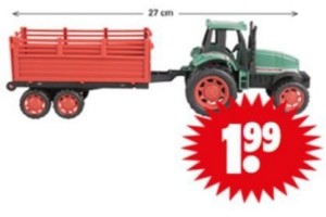 tractor met aanhanger