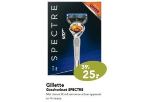 gillette geschenkset spectre