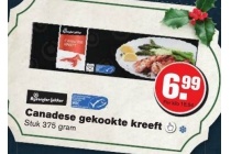 canadese gekookte kreeft