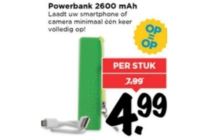 powerbank 2600 mah