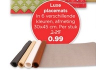 luxe placemats