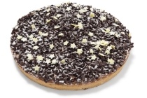 kerstvlaai met chocolade en framboos