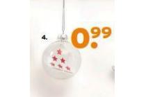 kerstbal glas deco