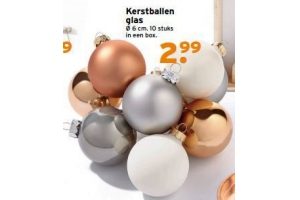 kerstballen glas