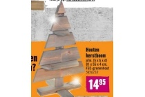 houten kerstboom