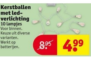 kerstballen met led