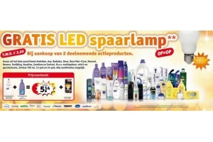 gratis led spaarlamp