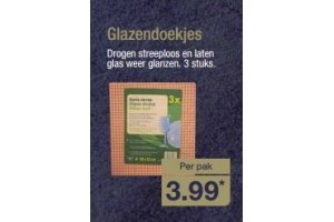 glazendoekjes