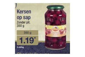 kersen op sap
