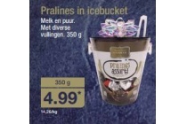 pralines in icebucket