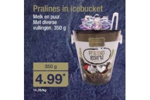pralines in icebucket