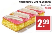 tompouchen met slagroom