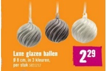 luxe glazen ballen