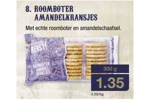 roomboter amandelkransjes