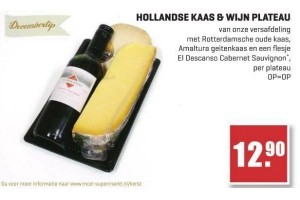 hollandse kaas en amp wijn plateau