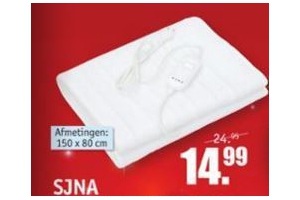 sjna electrische onderdeken t119b