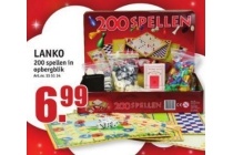 lanko 200 spellen in opbergblik