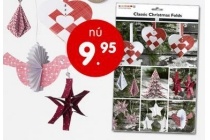 vouwkit voor 19 papieren decoraties