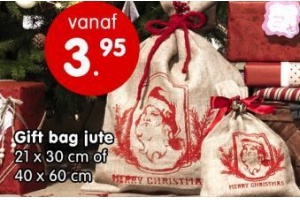 gift bag jute