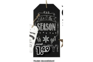 houten decoratiebord