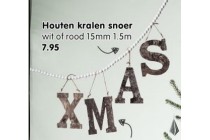 houten kralen snoer