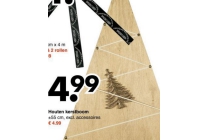 houten kerstboom